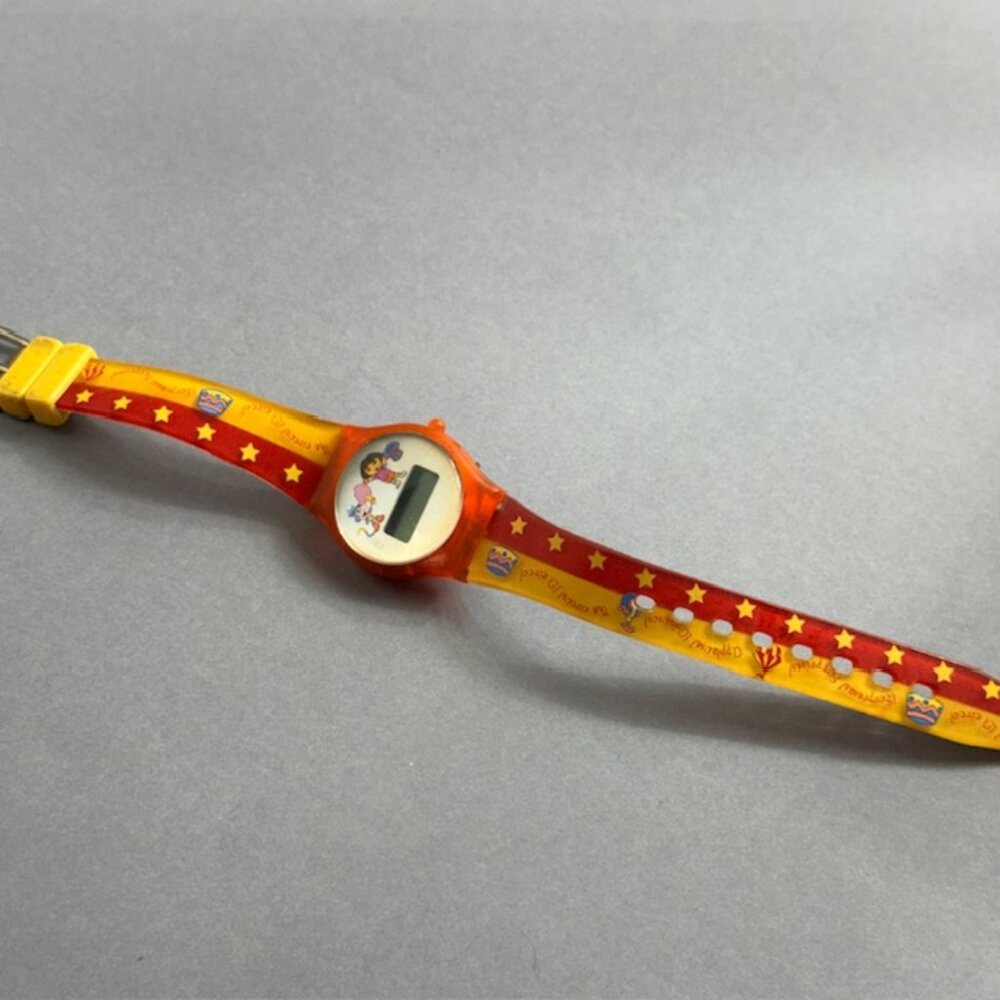 Vintage Dora The Explorer Watch Wristwatch Gift Retro Boots Nickelodeon Cartoon